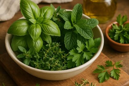 Kuchnia pełna ziół