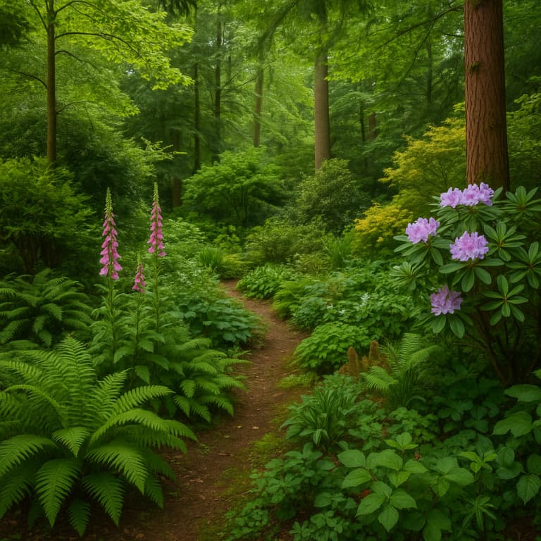 Ogród leśny w praktyce