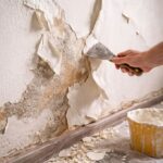 Łuszcząca się farba na ścianie