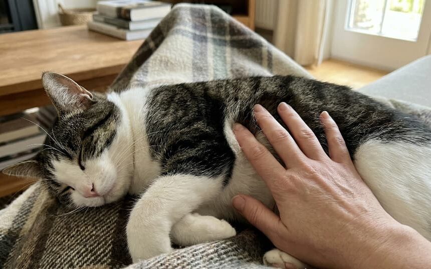 Analiza wpływu częstotliwości drgań mruczenia kota na strukturę kostną człowieka